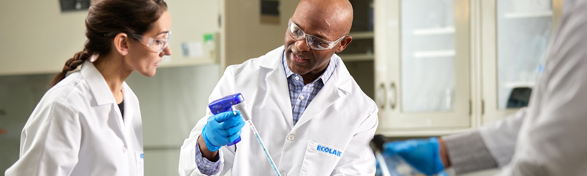 Ecolab Scientists in a lab